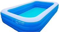Inflatable Swimming Pool Above Ground 120" X 72"