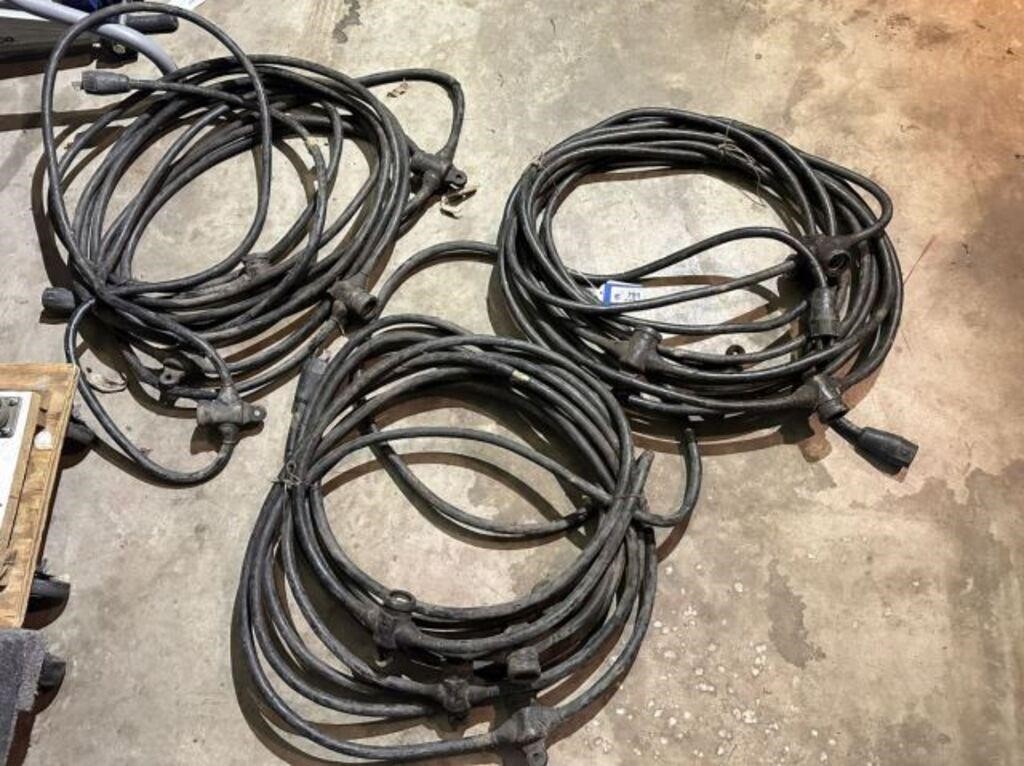 3 ROLLS HEAVY DUTY OUTDOOR LIGHTING CABLE