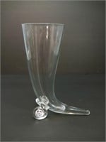 Svend Jensen Glass Beer Horn / of Plenty Vase