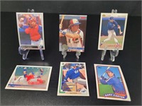 6 Gary Carter baseball cards