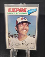 1977 O Pee Chee, Steve Rogers baseball card