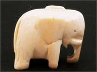 Old Carved African Ivory Elephant
