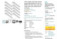 SR715  BBOUNDER LED Shop Light 48 Inch 5000K