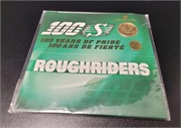 2010 Saskatchewan Rough Riders $ 1 Loonie