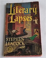 Stephen Leacock. Literary Lapses. Collins White