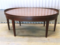 Antique Mahogany Oval Coffee Table