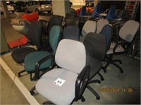 15 Assorted office chairs