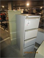 2 x Assorted steel 4 drawer filing cabinets