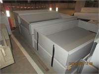 Dexion steel framed file storage unit, 24 bay