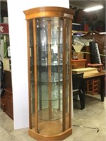 Nice Full Glass Curved Corner Display Case