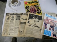 Vintage wrestling magazines- terrible condition