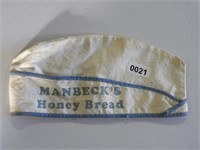 Old Manbecks Bread Hagerstown Md hat