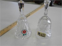 2 glass bells