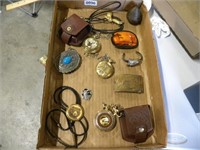 Pocket Watches, Bolo Ties, Jewelry, Buckle