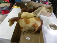 3 Breyer horses, 1 with original sticker portion