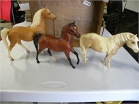 3 Breyer Horses one with bridle