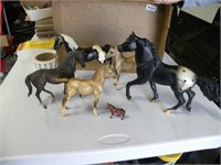 Lot of unmarked and other maker horses
