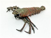 Meiji Era Bronze Lobster with Articulated