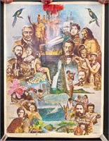 Poster Signed J. Dawson, 1974 Pioneer Federal