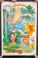 1973 Pioneer Federal Savings Hawaii Poster 35"x23"