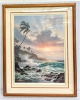 Large Koa Framed#259/450 Tabora  Print, Signed