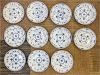 11 Royal Copenhagen Blue Lace 8.5" Plates 8.5"