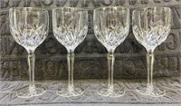 4 Marquis by Waterford Crystal Glasses, 9" Height