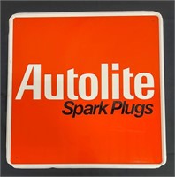 Autolite Spark Plugs Red Square Sign, 18"x17.5