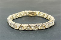 925 Tennis Bracelet, 23.55, 7"