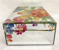 Mackenzie-Childs Jewelry Mirror Box, 10"x7"