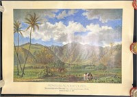 Poster, Enoch Wood Perry "Manoa Valley From