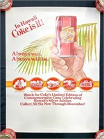 (A) Poster, In Hawaii Coke is It!, 18"x24"