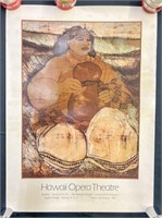 Poster, Signed Yvonne Cheng for the Hawaii Opera