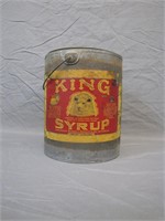 Antique King Syrup Can Mangels-Herold Co. Inc