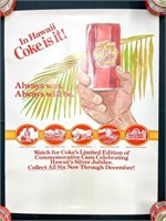 (B) Poster, In Hawaii Coke is It!, 18"x24"