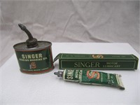 "SINGER" OIL TIN & LUBRICANT