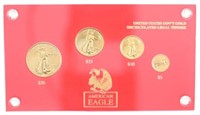 1994 Four Piece American Eagle Gold Coin Set