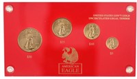 1998 Four Piece American Eagle Gold Coin Set