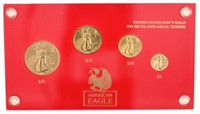 1995 Four Piece American Eagle Gold Coin Set