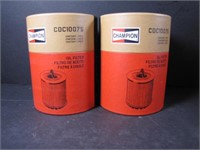 Two Champion Oil Filters #COC10075