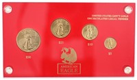 1999 Four Piece American Eagle Gold Coin Set