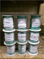 9 new spools of 12 awg green (500ft each)