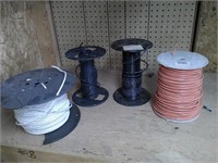 4 spools of 10awg , (1 is solid)