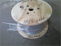 spool of 18/3 shielded wire