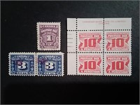 Vintage Canada Postage Due/Excise Stamps