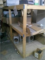 wood shelf LLL, 48x96x61