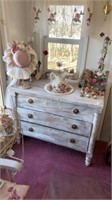 Painted dresser converted into a dry sink all