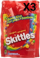 Lot of 3 Original Skittles 320g 06/2025