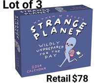 Strange Planet 2024 Day-to-Day Calendar Qty 3 $78