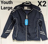 Lot of 2 Kewl Youth Windbreakers Size Large $100